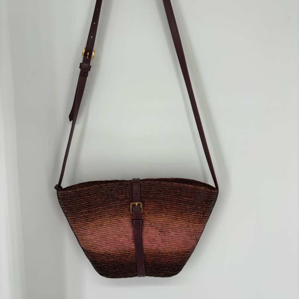 Altuzarra "Raffia" Leather Crossbody Bag - Picture 2 of 4